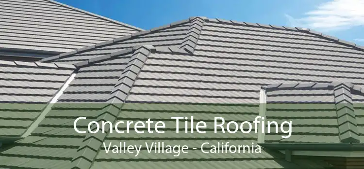 Concrete Tile Roofing Valley Village - California